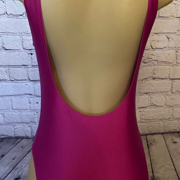 Bride Squad One Piece, Magenta, Size Large - Picture 4 of 5